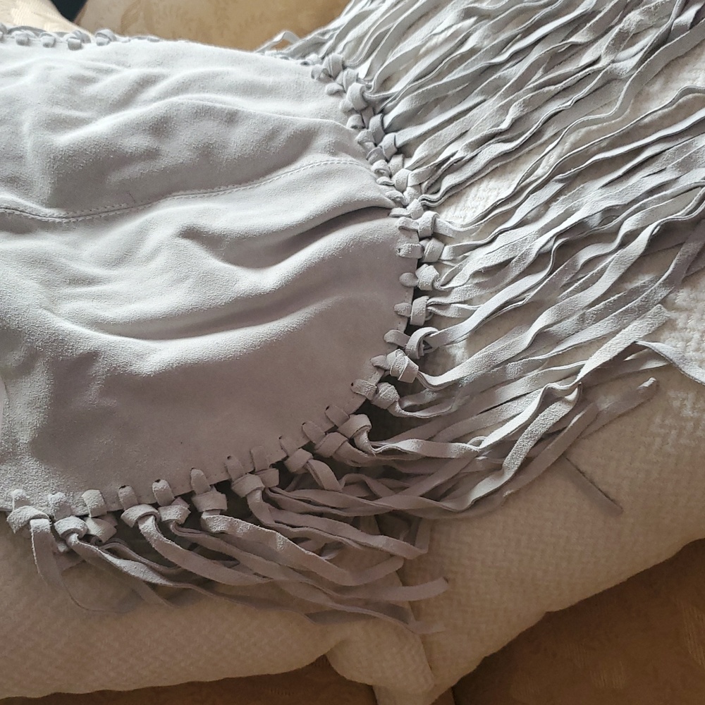 Free People Riley Fringe Bag/Neutral Plaster - Picture 9 of 16